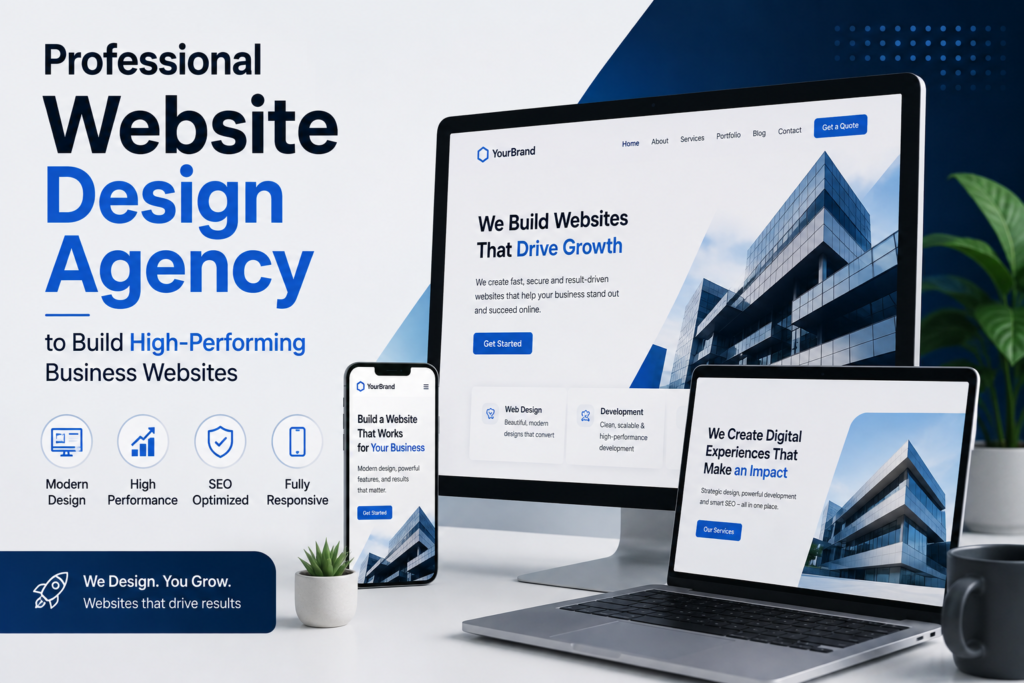 Professional Website Design Agency to Build High-Performing Business Websites