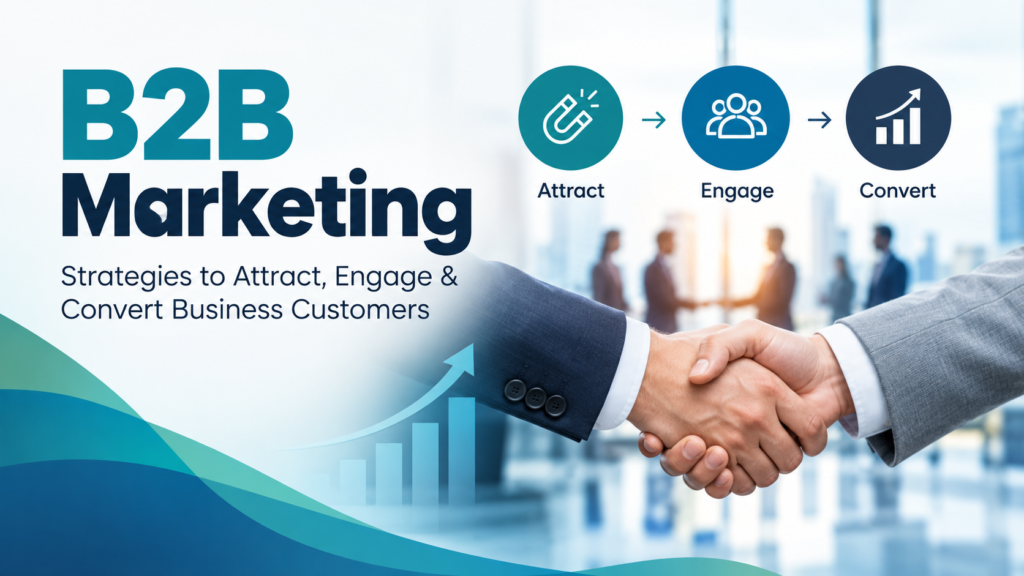B2B Marketing – Strategies to Attract, Engage & Convert Business Customers